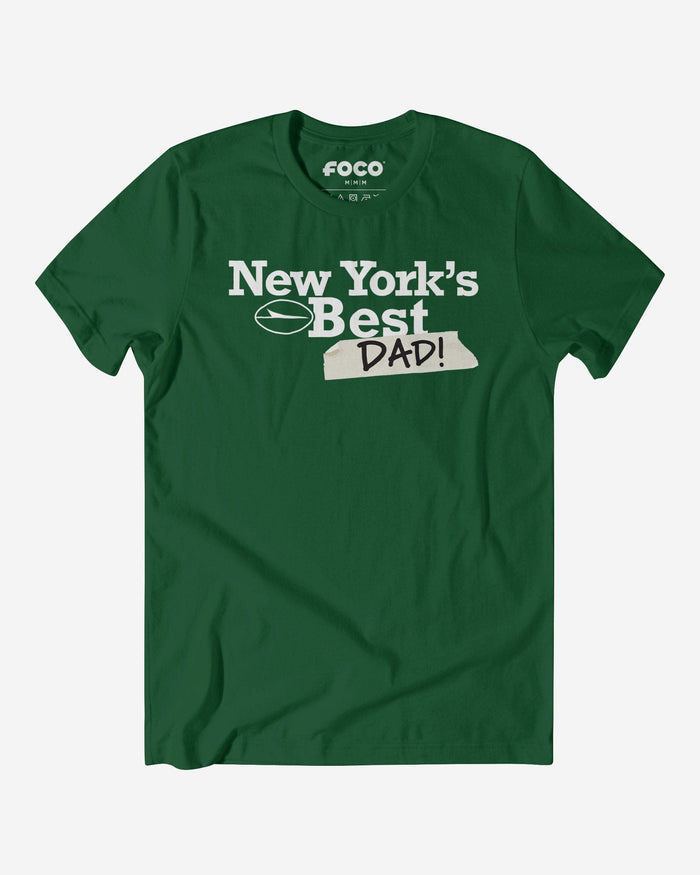 New York Jets World's Best Dad T-Shirt FOCO S - FOCO.com