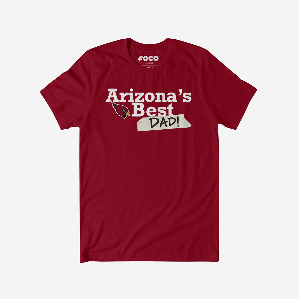 Arizona Cardinals World's Best Dad T-Shirt FOCO S - FOCO.com