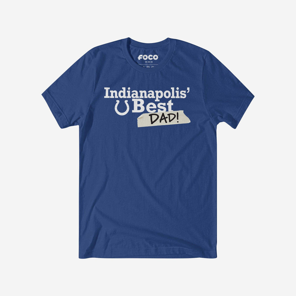 Indianapolis Colts World's Best Dad T-Shirt FOCO S - FOCO.com