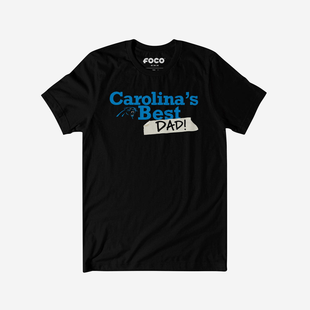 Carolina Panthers World's Best Dad T-Shirt