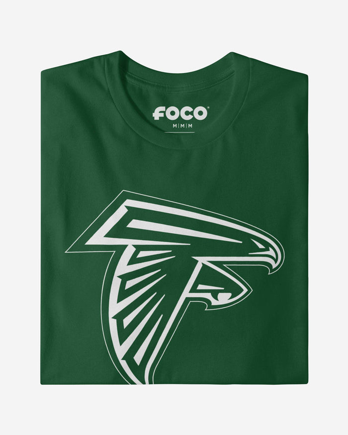 Atlanta Falcons White Logo T-Shirt FOCO - FOCO.com