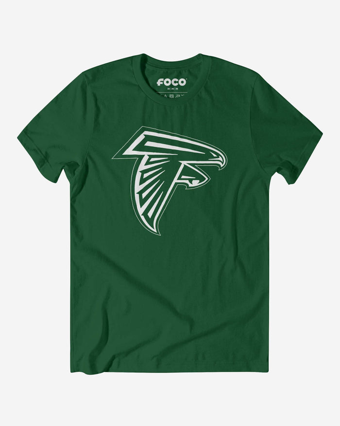 Atlanta Falcons White Logo T-Shirt FOCO S - FOCO.com