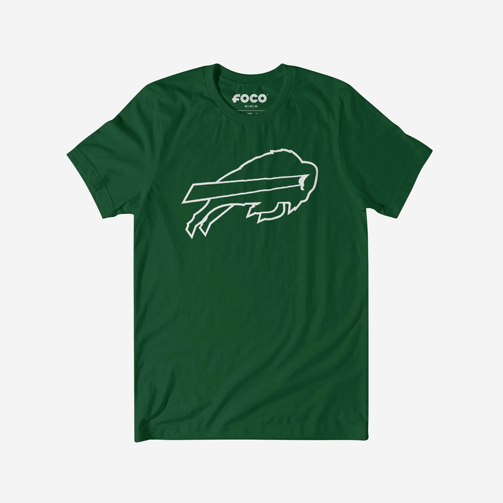 Buffalo Bills White Logo T-Shirt FOCO S - FOCO.com