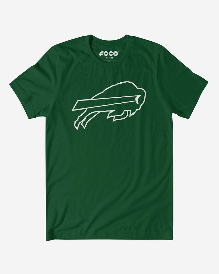 Buffalo Bills White Logo T-Shirt FOCO S - FOCO.com