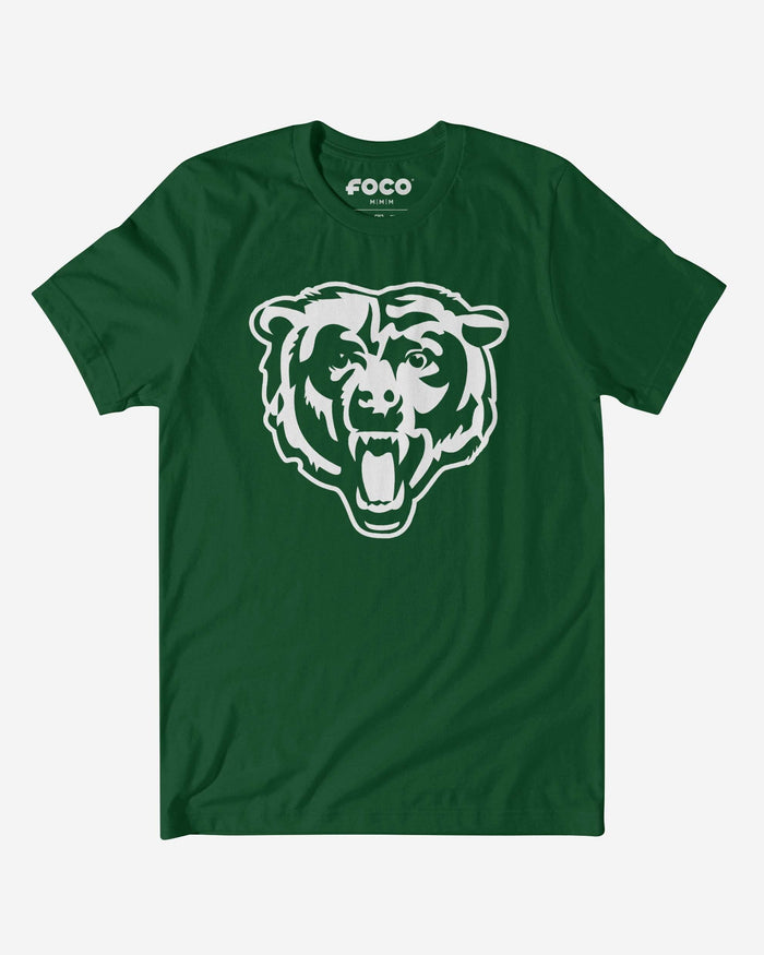 Chicago Bears White Logo T-Shirt FOCO S - FOCO.com