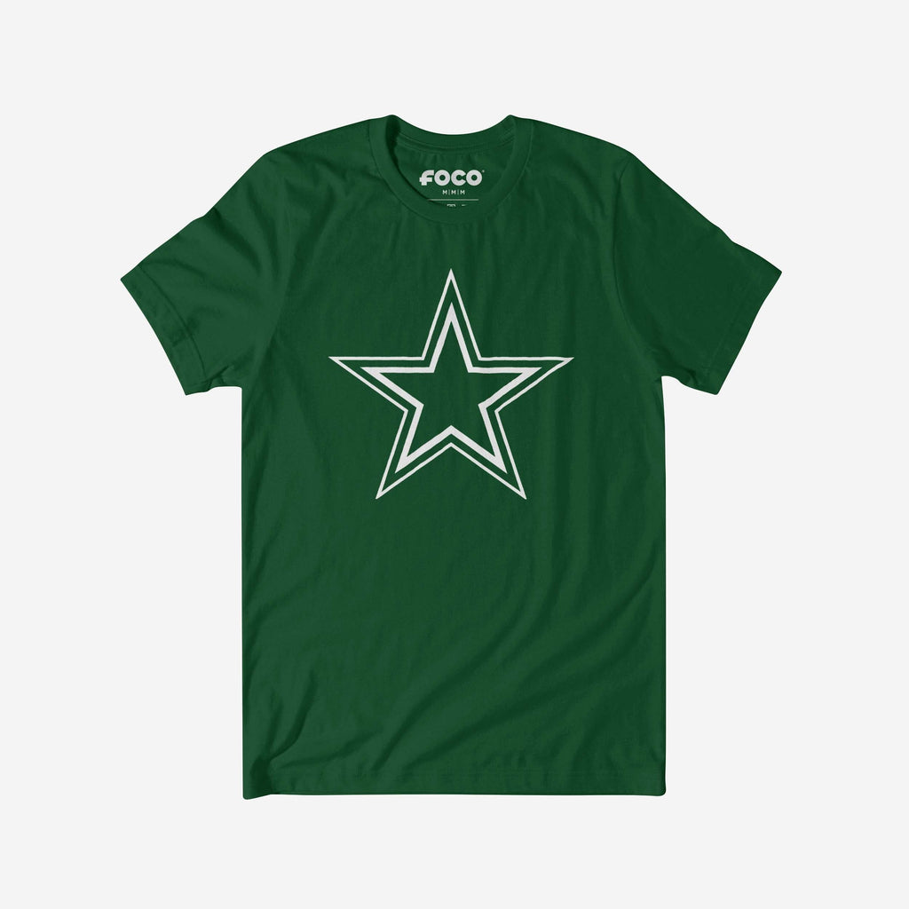 Dallas Cowboys White Logo T-Shirt FOCO S - FOCO.com