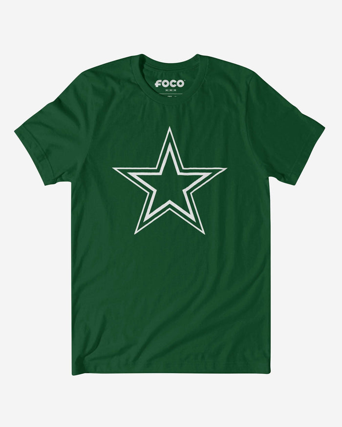 Dallas Cowboys White Logo T-Shirt FOCO S - FOCO.com