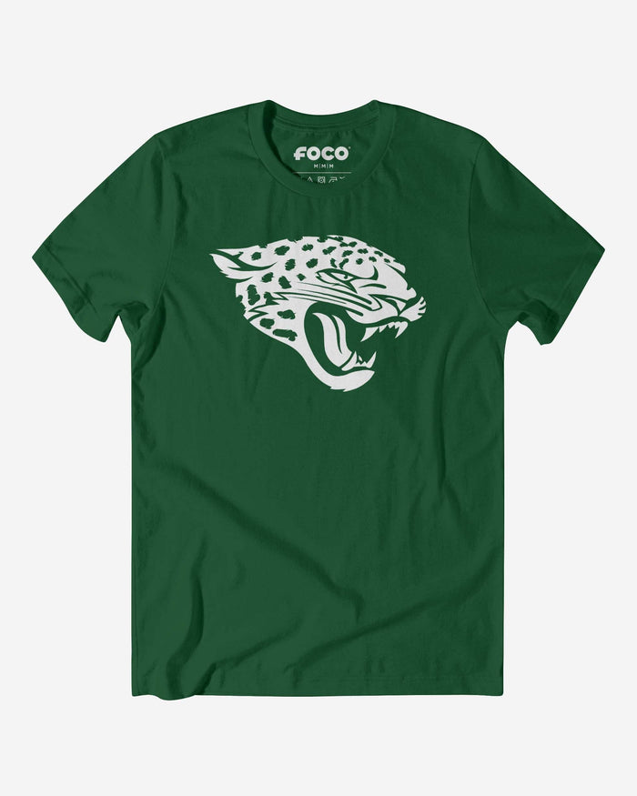 Jacksonville Jaguars White Logo T-Shirt FOCO S - FOCO.com