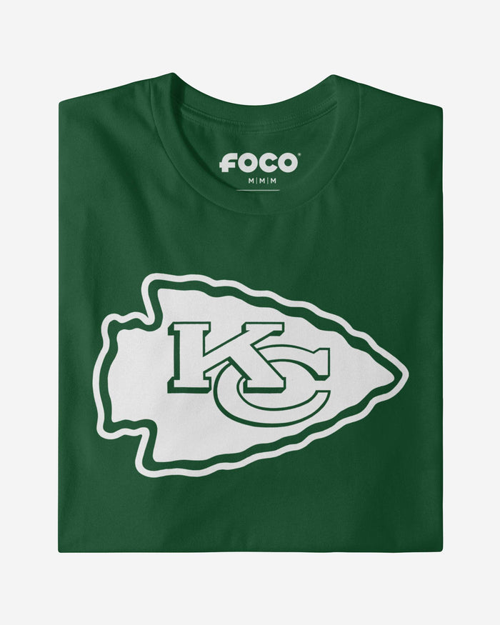 Kansas City Chiefs White Logo T-Shirt FOCO - FOCO.com