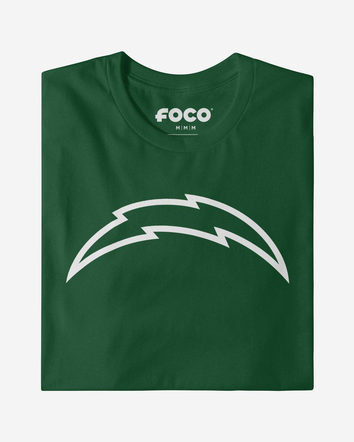 Los Angeles Chargers White Logo T-Shirt FOCO - FOCO.com