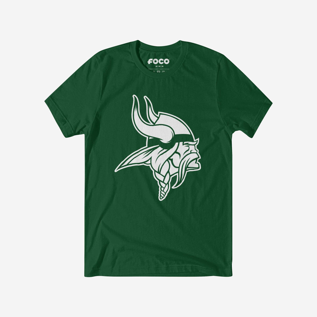 Minnesota Vikings White Logo T-Shirt FOCO S - FOCO.com