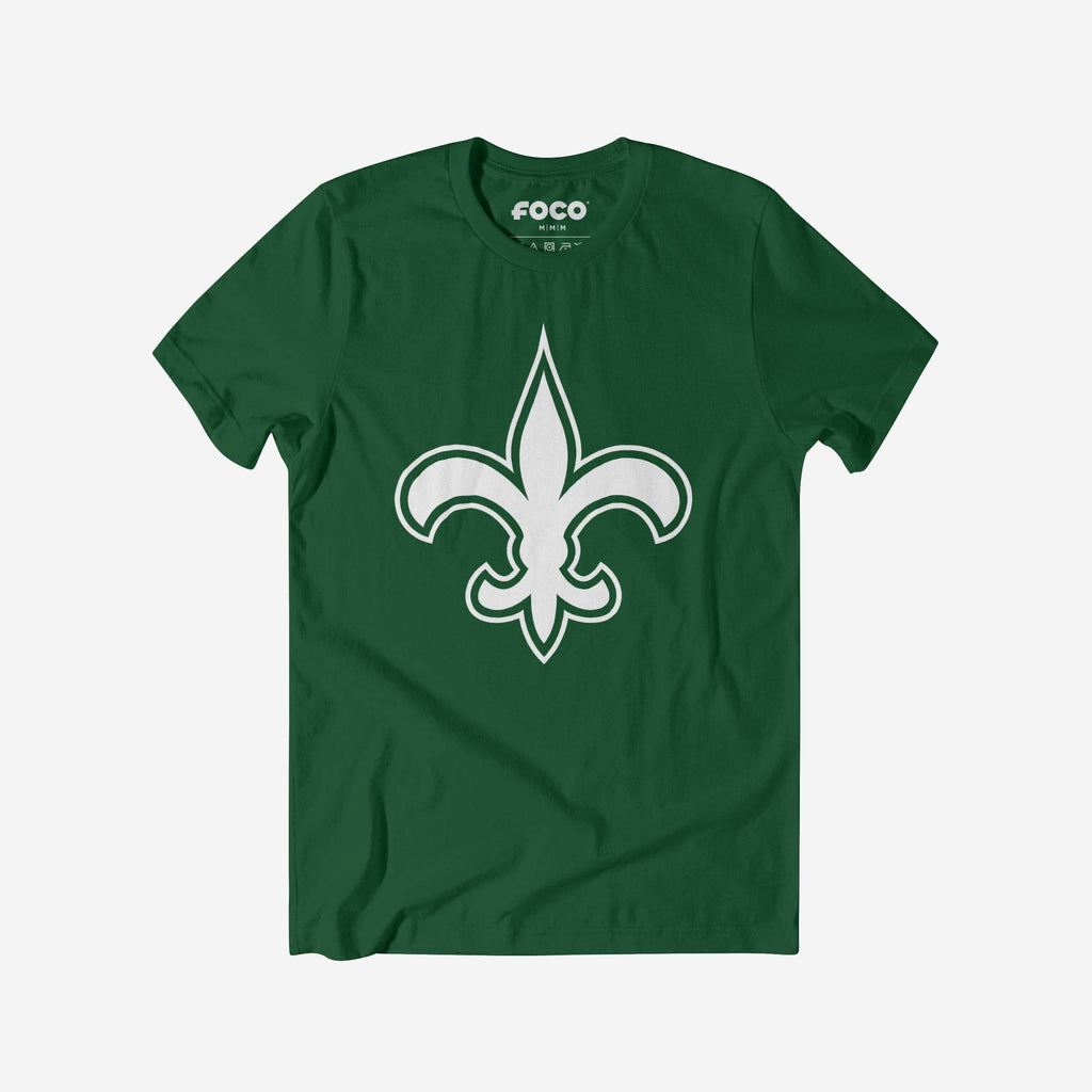 New Orleans Saints White Logo T-Shirt FOCO S - FOCO.com
