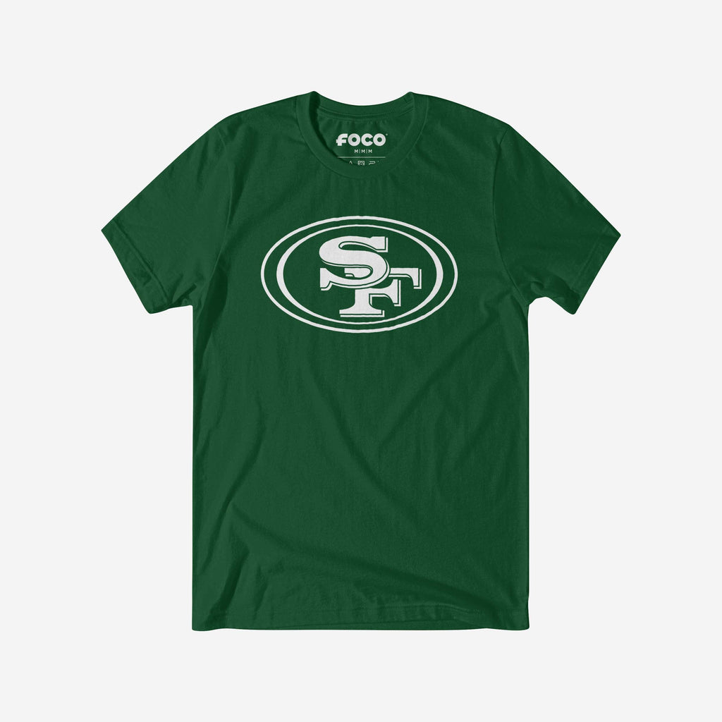 San Francisco 49ers White Logo T-Shirt FOCO S - FOCO.com