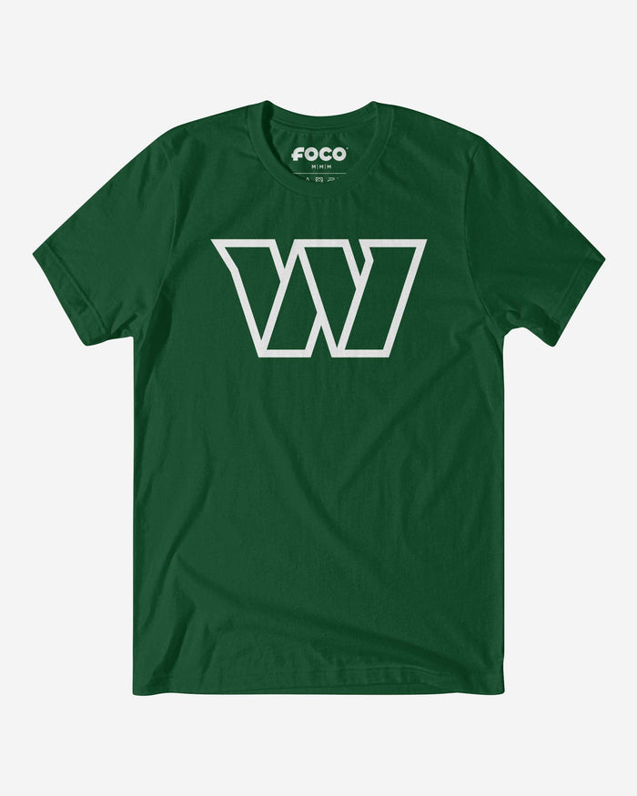 Washington Commanders White Logo T-Shirt FOCO S - FOCO.com