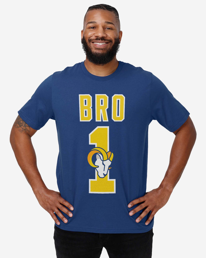 Los Angeles Rams Number 1 Bro T-Shirt FOCO - FOCO.com