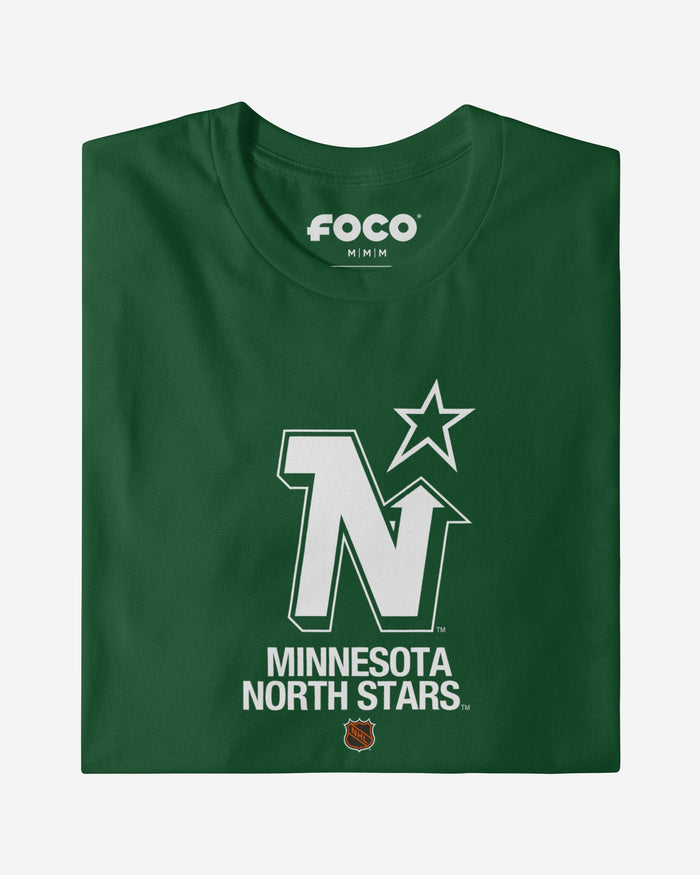 Minnesota Northstars 1985 Retro Logo T-Shirt FOCO Black S - FOCO.com