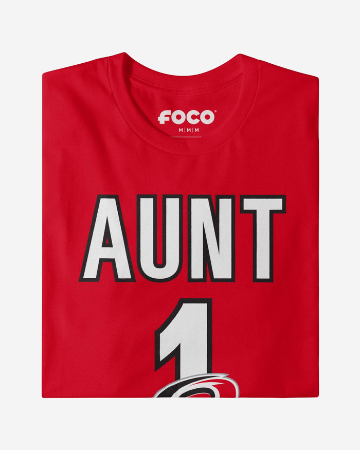 Carolina Hurricanes Number 1 Aunt T-Shirt FOCO - FOCO.com