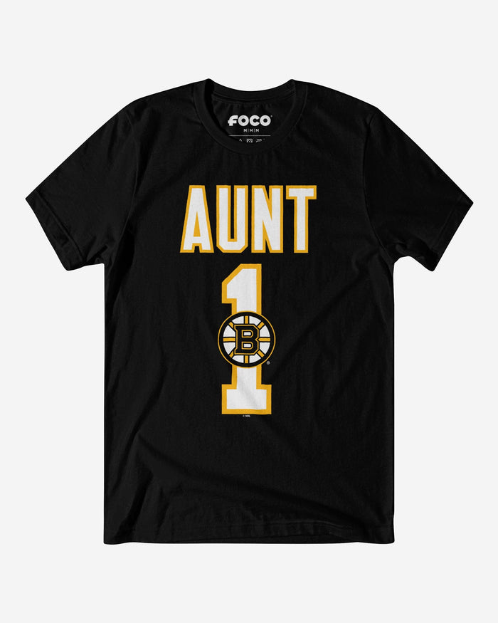 Boston Bruins Number 1 Aunt T-Shirt FOCO S - FOCO.com