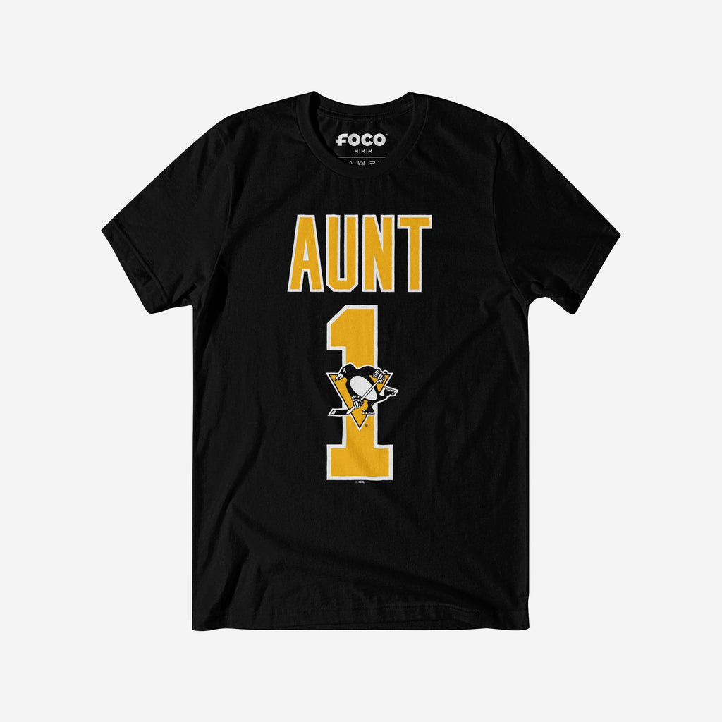 Pittsburgh Penguins Number 1 Aunt T-Shirt FOCO S - FOCO.com