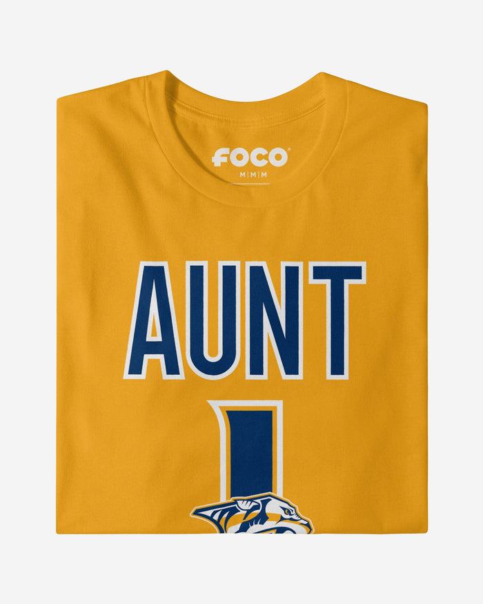 Nashville Predators Number 1 Aunt T-Shirt FOCO - FOCO.com