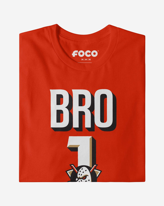 Anaheim Ducks Number 1 Bro T-Shirt FOCO - FOCO.com