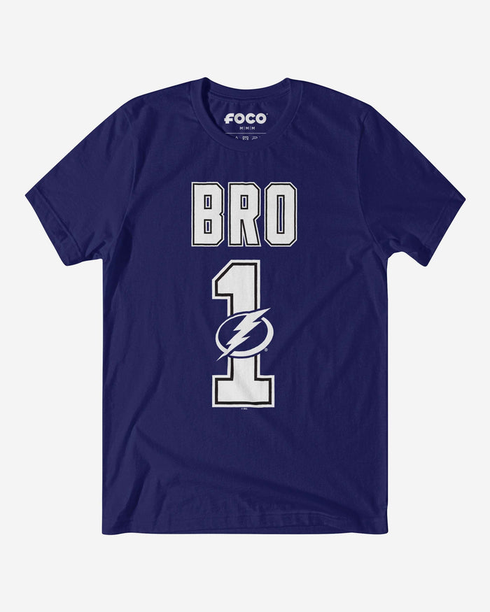 Tampa Bay Lightning Number 1 Bro T-Shirt FOCO S - FOCO.com