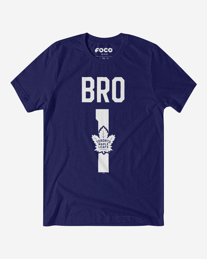 Toronto Maple Leafs Number 1 Bro T-Shirt FOCO S - FOCO.com