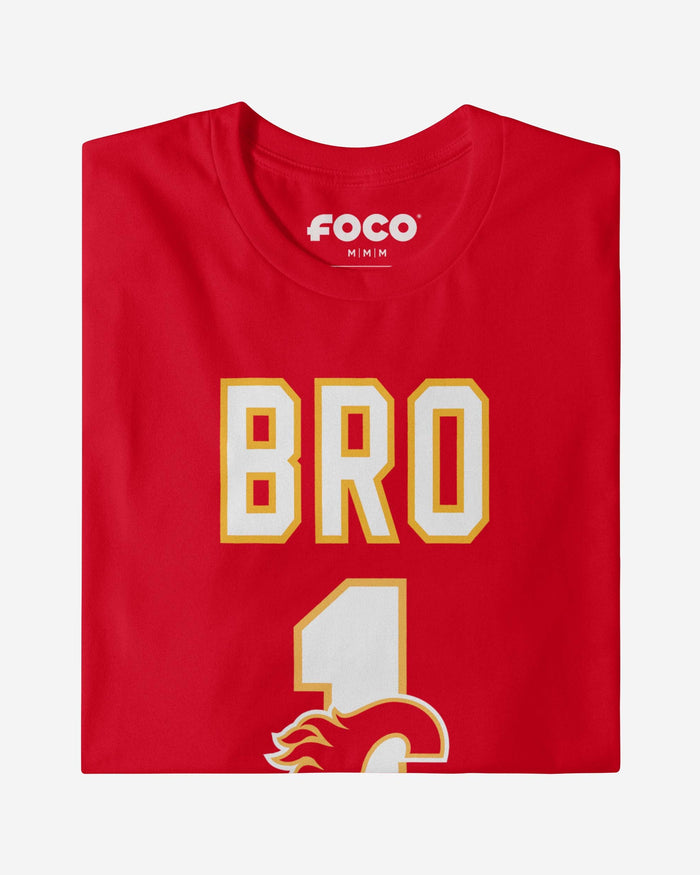 Calgary Flames Number 1 Bro T-Shirt FOCO - FOCO.com