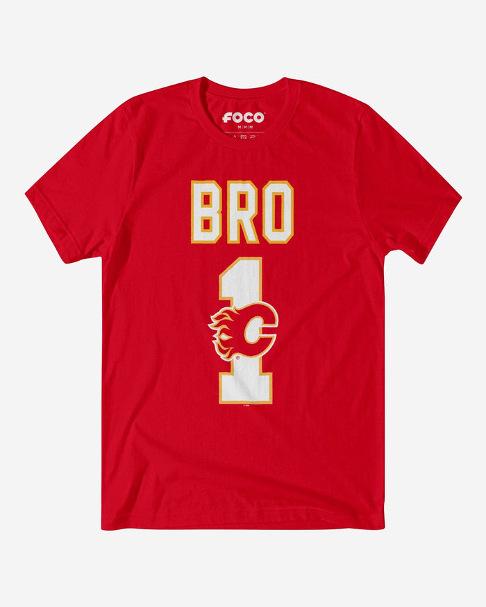 Calgary Flames Number 1 Bro T-Shirt FOCO S - FOCO.com