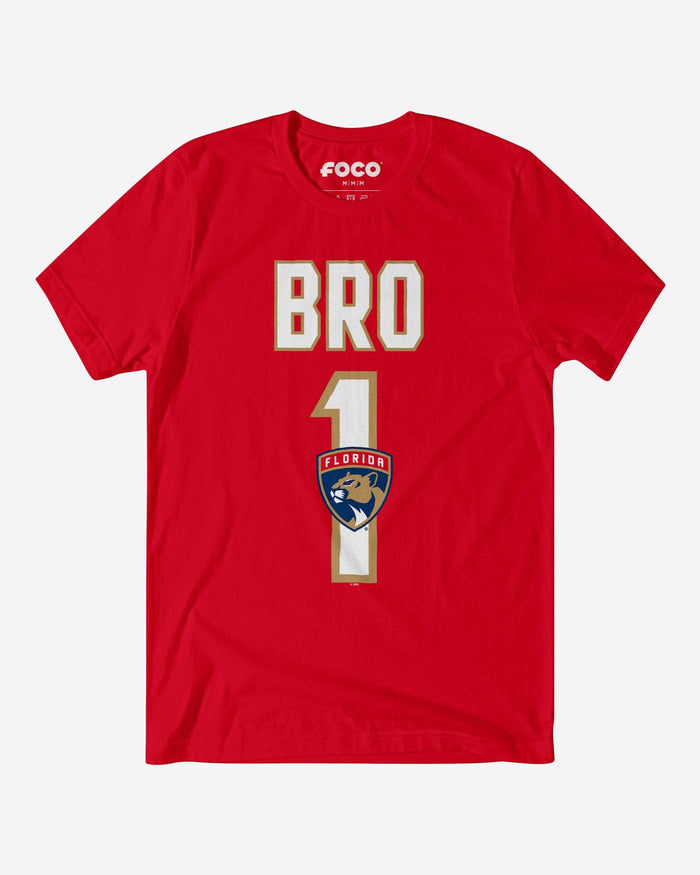 Florida Panthers Number 1 Bro T-Shirt FOCO S - FOCO.com