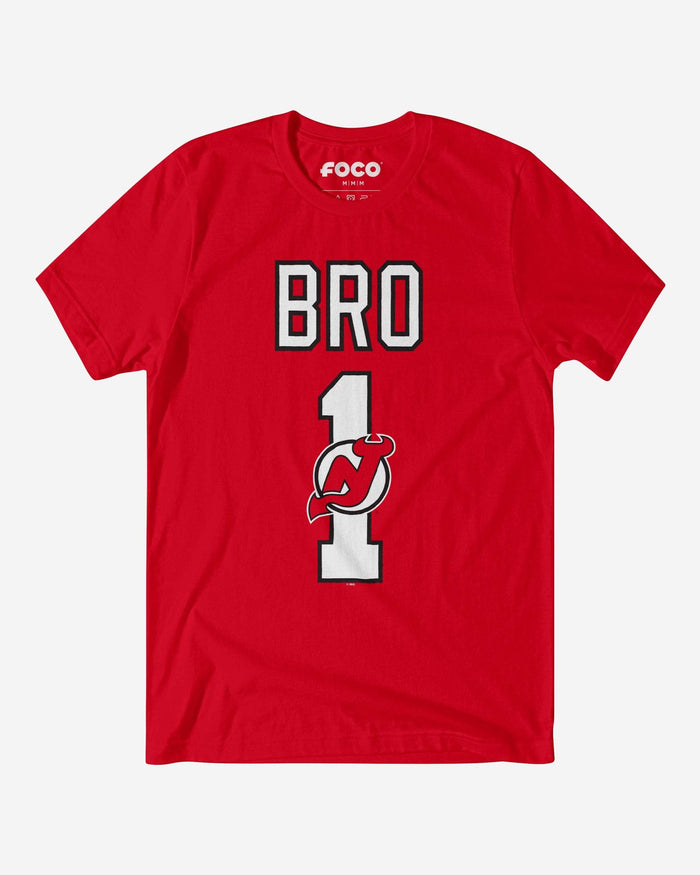 New Jersey Devils Number 1 Bro T-Shirt FOCO S - FOCO.com