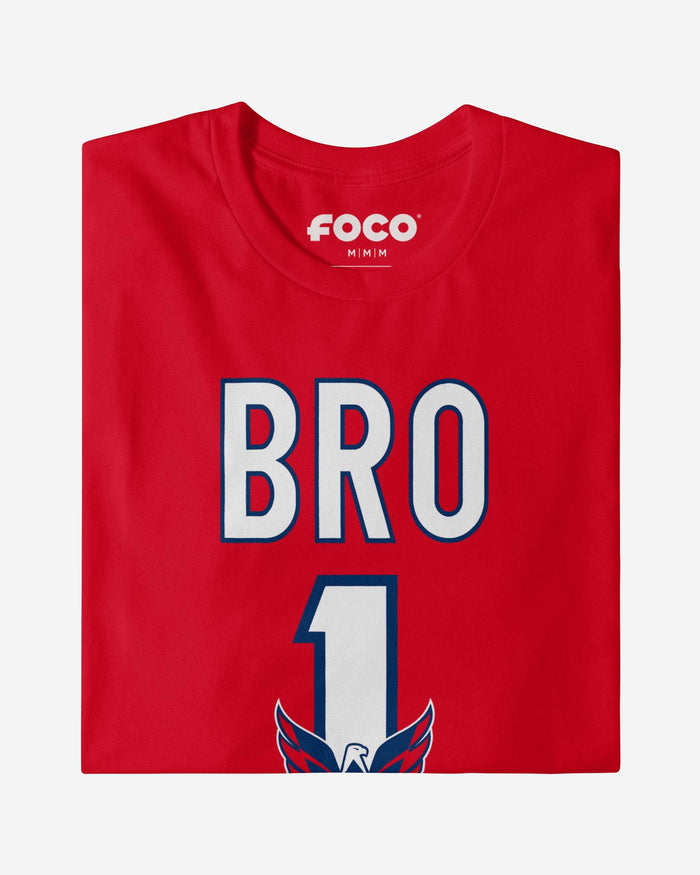 Washington Capitals Number 1 Bro T-Shirt FOCO - FOCO.com