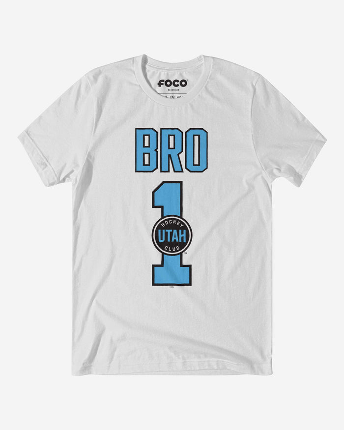 Utah Hockey Club Number 1 Bro T-Shirt FOCO S - FOCO.com