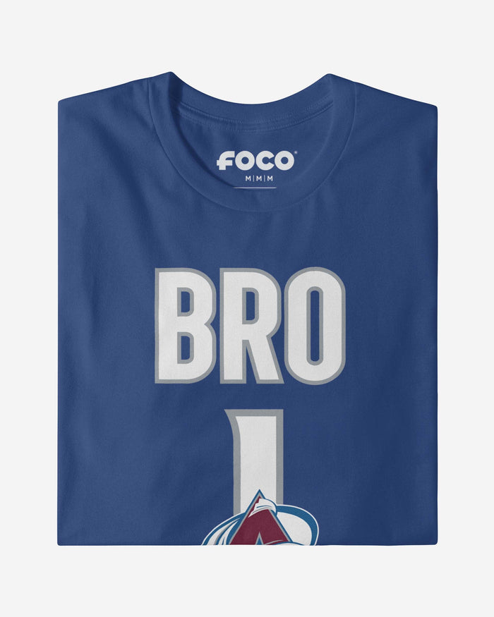 Colorado Avalanche Number 1 Bro T-Shirt FOCO - FOCO.com