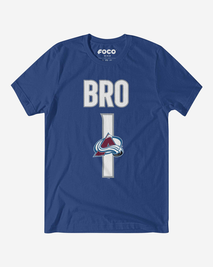 Colorado Avalanche Number 1 Bro T-Shirt FOCO S - FOCO.com