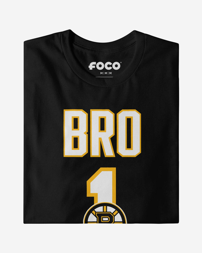 Boston Bruins Number 1 Bro T-Shirt FOCO - FOCO.com