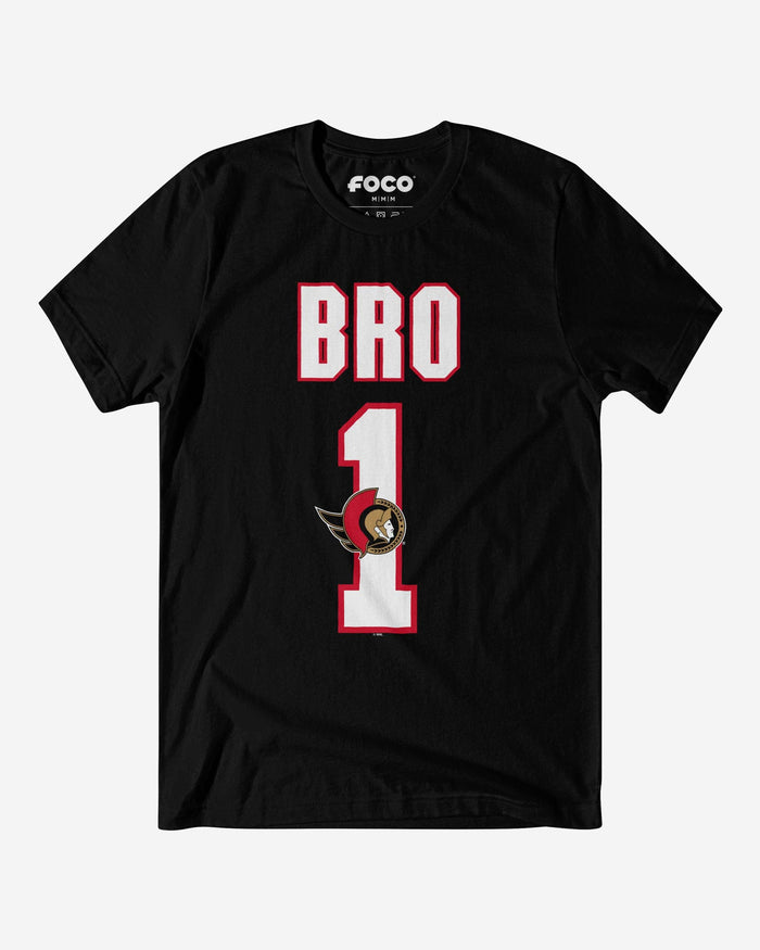 Ottawa Senators Number 1 Bro T-Shirt FOCO S - FOCO.com