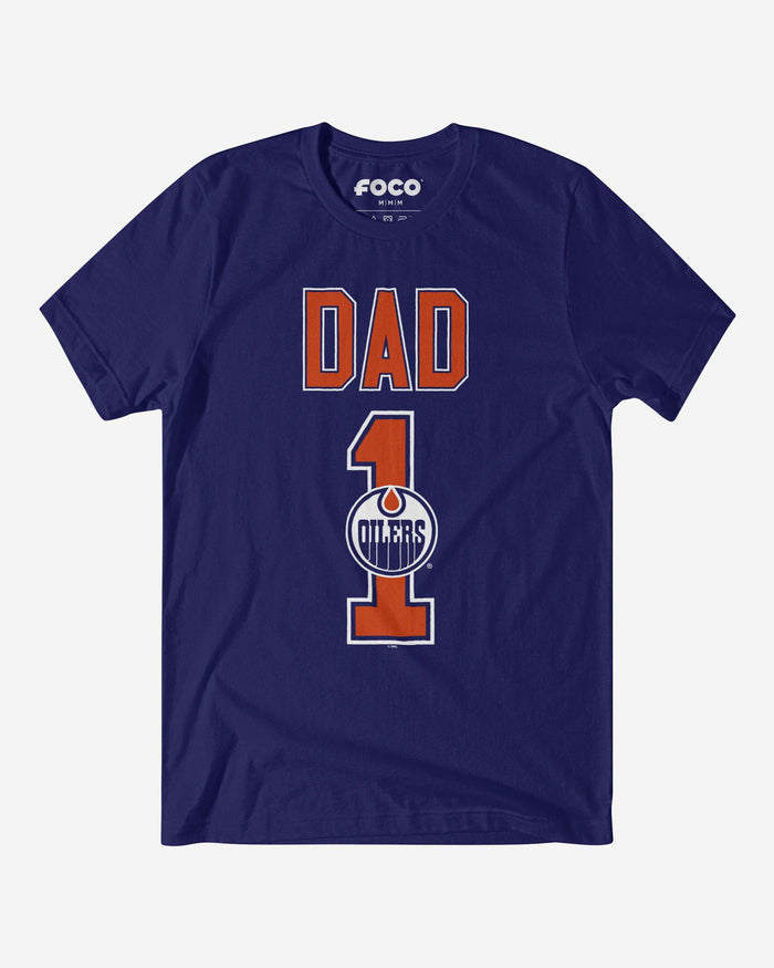 Edmonton Oilers Number 1 Dad T-Shirt FOCO S - FOCO.com