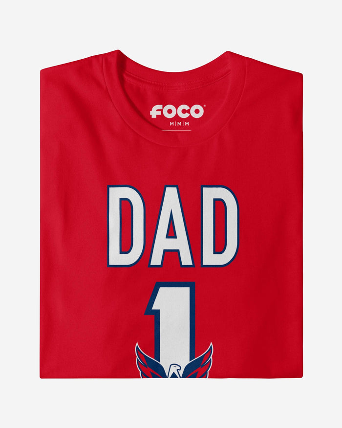 Washington Capitals Number 1 Dad T-Shirt FOCO - FOCO.com