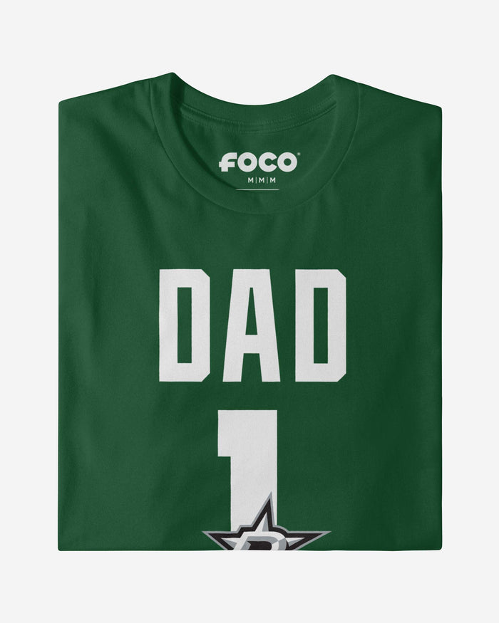 Dallas Stars Number 1 Dad T-Shirt FOCO - FOCO.com