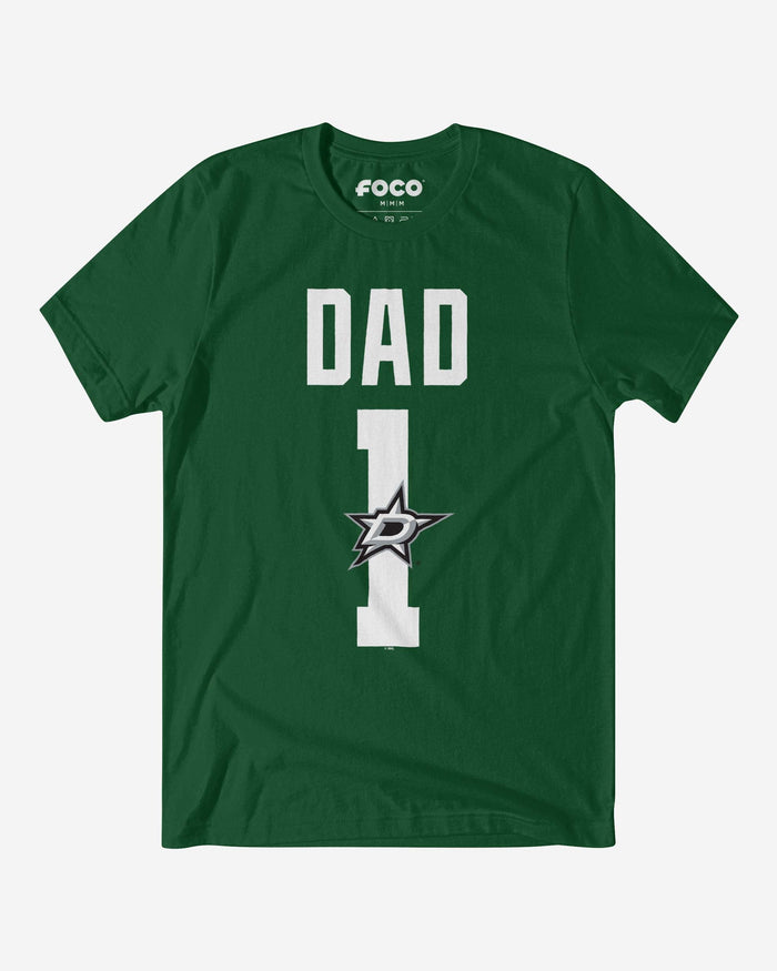 Dallas Stars Number 1 Dad T-Shirt FOCO S - FOCO.com