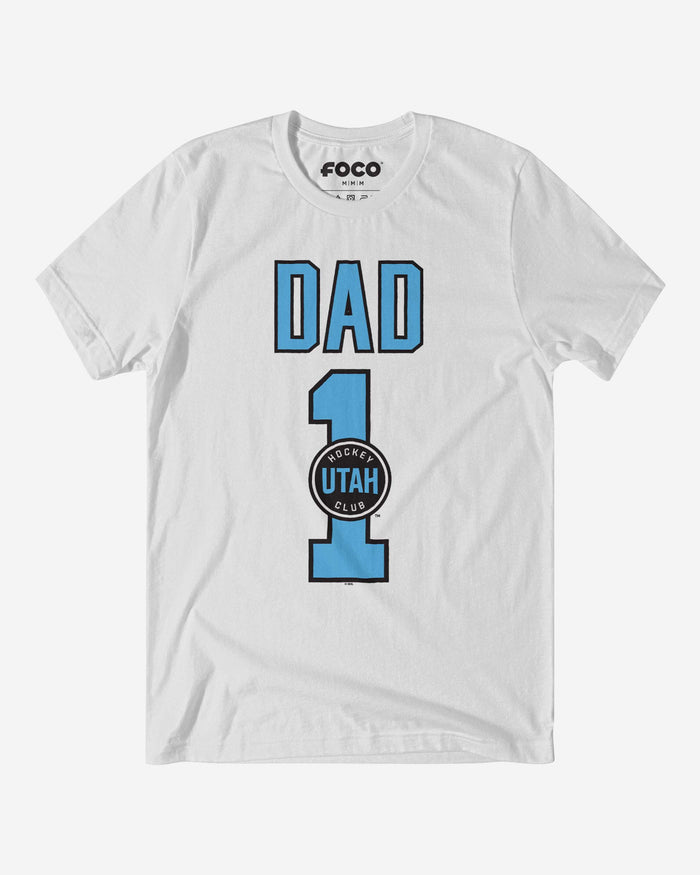 Utah Hockey Club Number 1 Dad T-Shirt FOCO S - FOCO.com