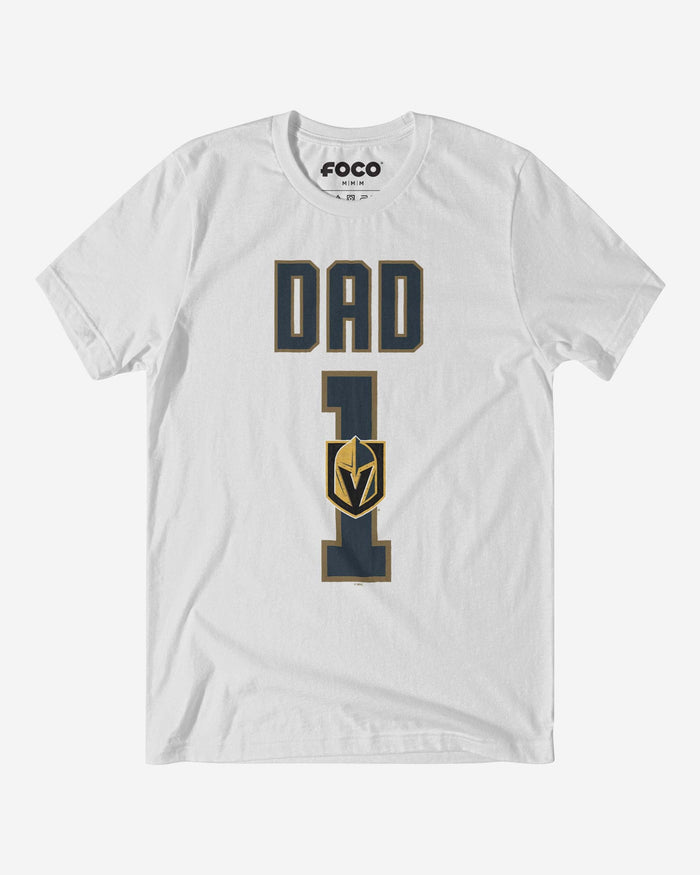 Vegas Golden Knights Number 1 Dad T-Shirt FOCO S - FOCO.com