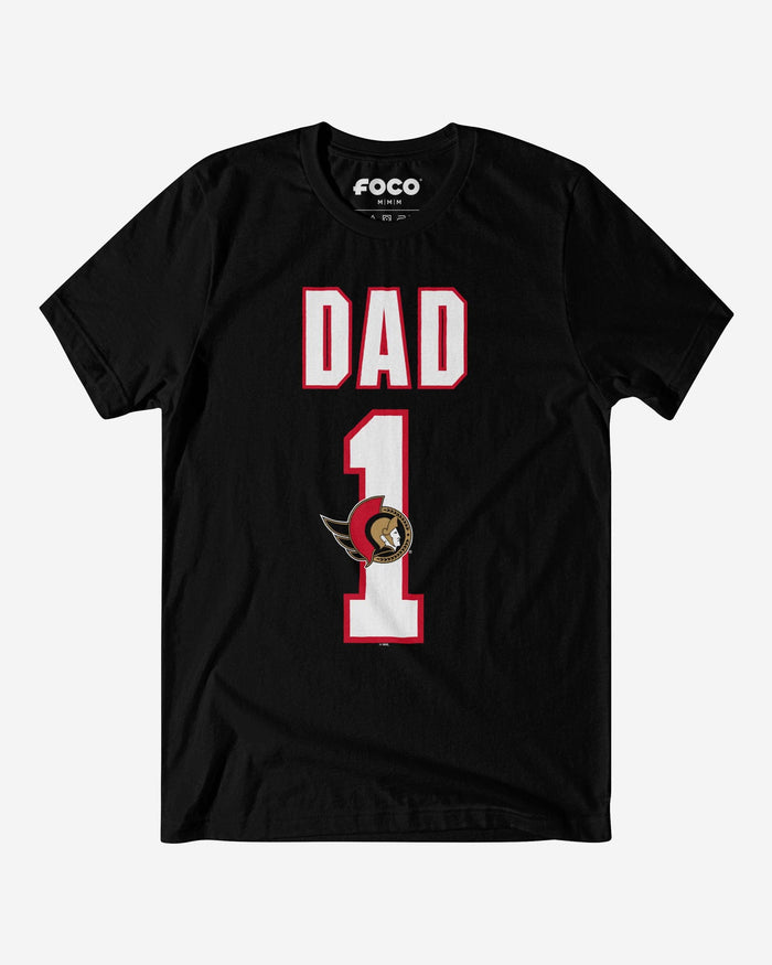 Ottawa Senators Number 1 Dad T-Shirt FOCO S - FOCO.com