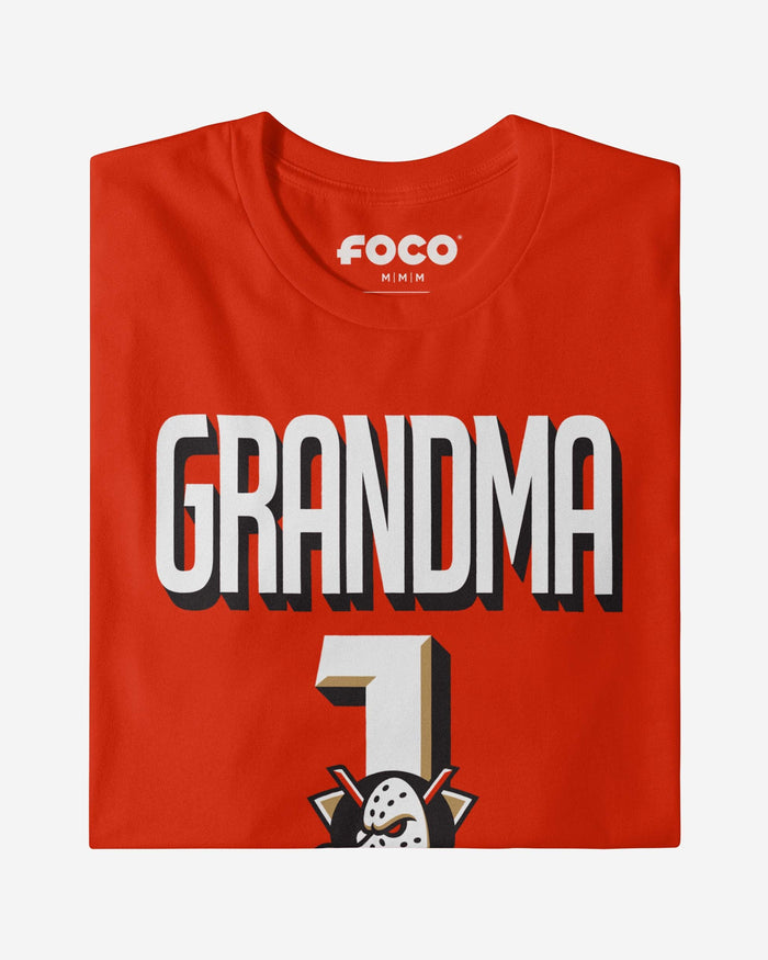 Anaheim Ducks Number 1 Grandma T-Shirt FOCO - FOCO.com