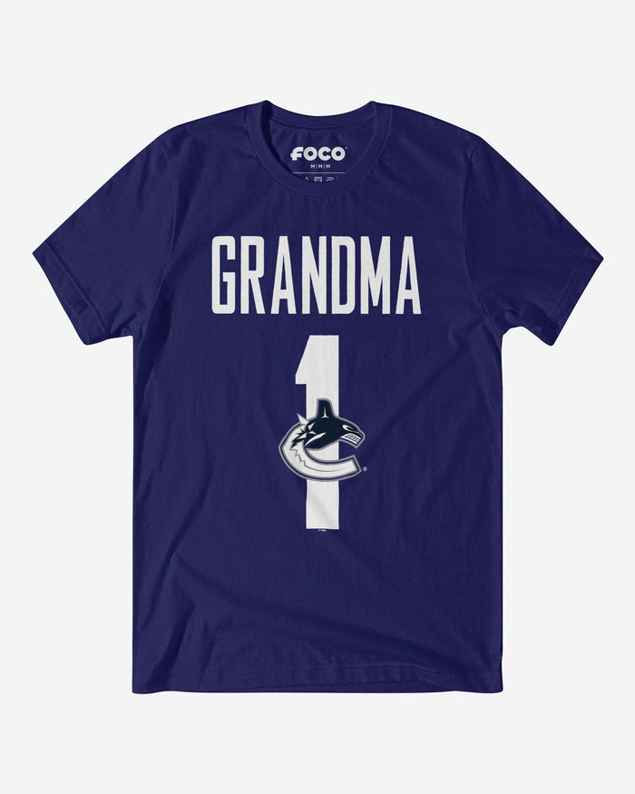 Vancouver Canucks Number 1 Grandma T-Shirt FOCO S - FOCO.com