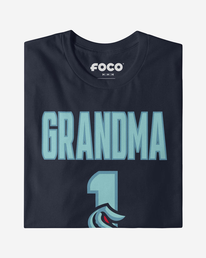 Seattle Kraken Number 1 Grandma T-Shirt FOCO - FOCO.com