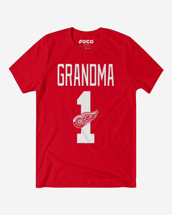 Detroit Red Wings Number 1 Grandma T-Shirt FOCO S - FOCO.com