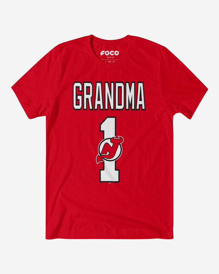 New Jersey Devils Number 1 Grandma T-Shirt FOCO S - FOCO.com