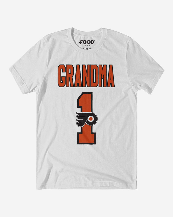 Philadelphia Flyers Number 1 Grandma T-Shirt FOCO S - FOCO.com